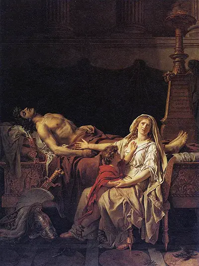 Andromache Mourning Hector Jacques Louis David
